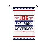12.5"x18" Joe Lombardo for Governor 2026 Flag Nevada Election Garden Flags Double Sided Yard Signs House Decoration