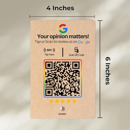 tinydabba Wooden Review NFC Standee with QR Code by tinydabba - 4