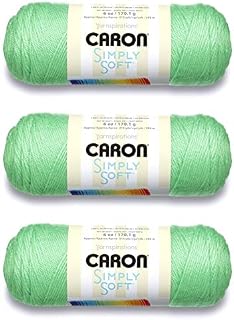 Caron Simply Soft Brites - Pack of 3 Balls- 170g Each Ball- Limelight
