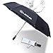 QZS Automatic Auto Open Folding Umbrella - Sport Large Umbrella For Windproof Sunshade Travel Including Telfon Coating Super Quality 42Inch Inside 46inch Outside For Lexus Car