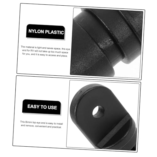 Tapa de Extremo de Ojo de Nylon Resistente y Ligera para Accesorios Bimini 3