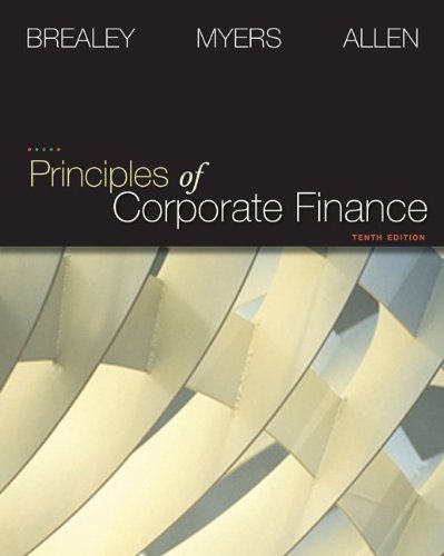 Buy Principles of Corporate Finance (The Mcgraw-hill/Irwin Series in Finance,insurance, and Real ...
