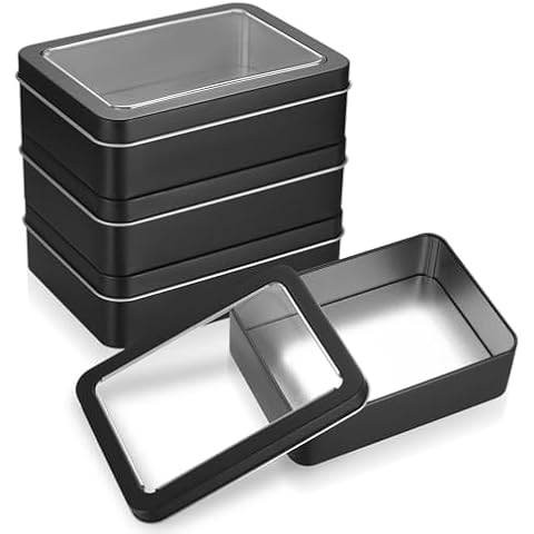 Boîtes en métal Qeapug 4 pièces Cover