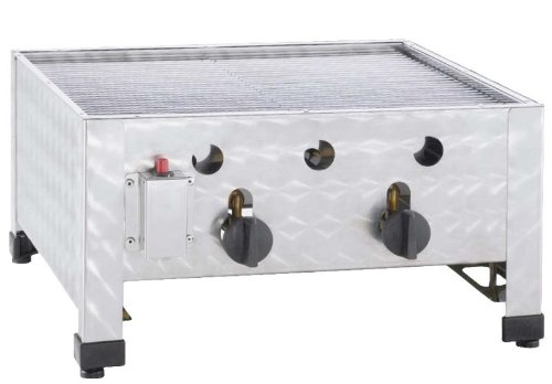 Preisvergleich Produktbild Neumärker Gas-Kombi-Tischbräter - 2 Brenner 00-50481