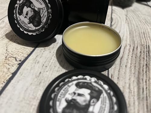 Handmade Natural Beard Balm, Conditioning Moustache balm, Beard growing balm with Calendula Chamomile Peppermint and Stinging Nettle (#4 Lavender Essential Oil, 100 ml) - Image 6