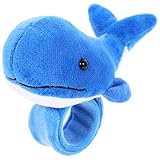 Veemoon Pulsera de Peluche de Ballena Azul Algodón Pp Ligera y Práctica para Fiestas Temáticas de Animales y Cumpleaños