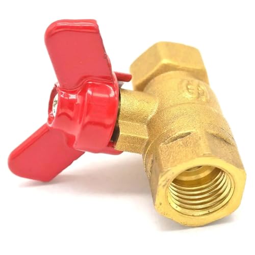 Válvula de bola de latón para eliminar fugas de agua y reparar tuberías con rosca de 1/2 4