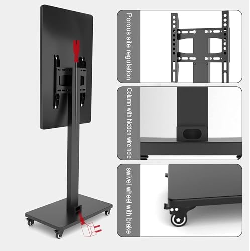 Soporte móvil para TV de 32-65 pulgadas con ruedas miniatura 3