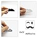 Rrshnsgv 48 Pcs Fake Mustaches,Self Adhesive Fake Mustache Set,Novelty Mustaches for Halloween Christmas Party Supplies Decorations,Suitable for All Ages