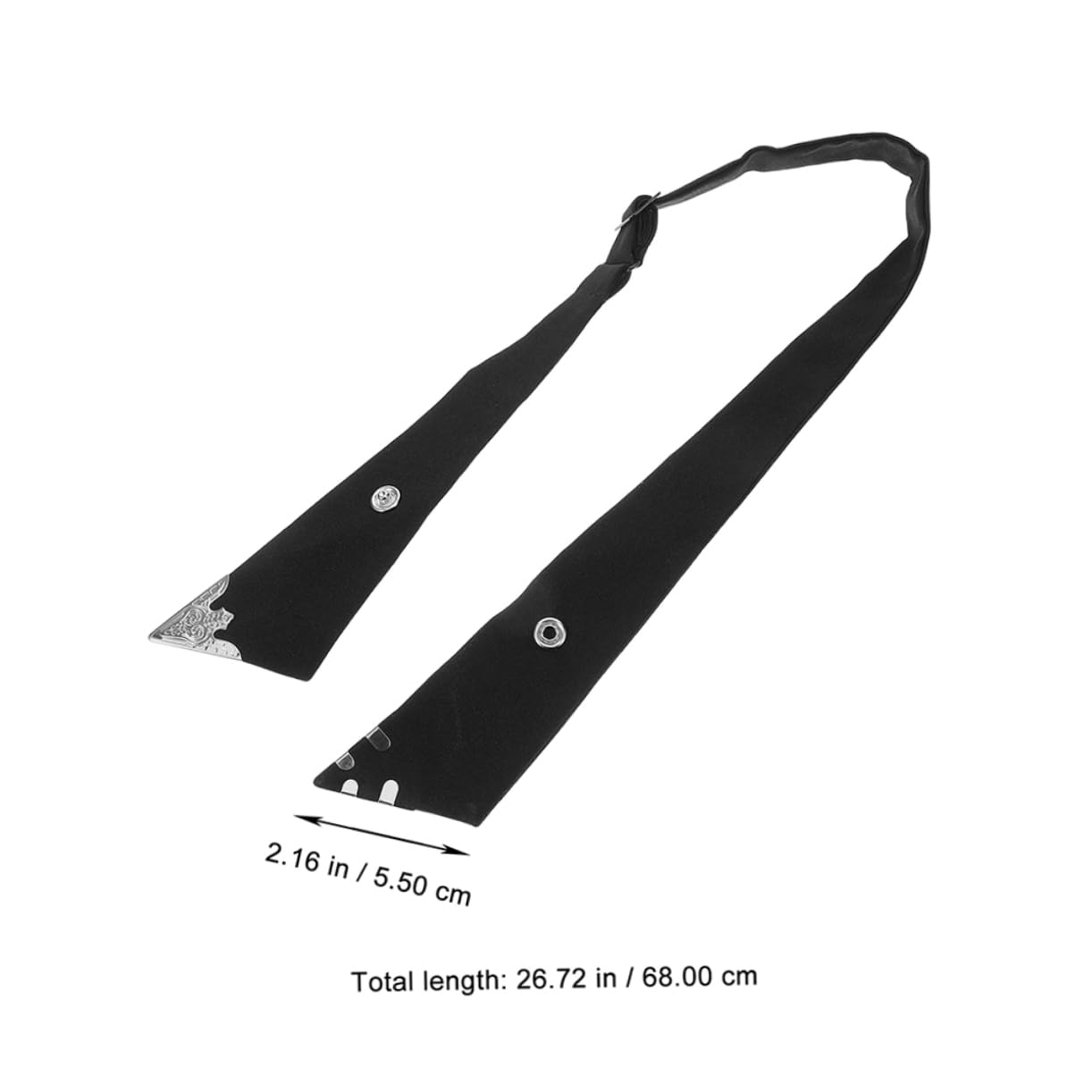 FOMIYES 2Pcs Adjustable Cross Bow Ties Classic Ribbon Ties for Weddings Proms and Special Occasions for School Uniforms and Formal Attire