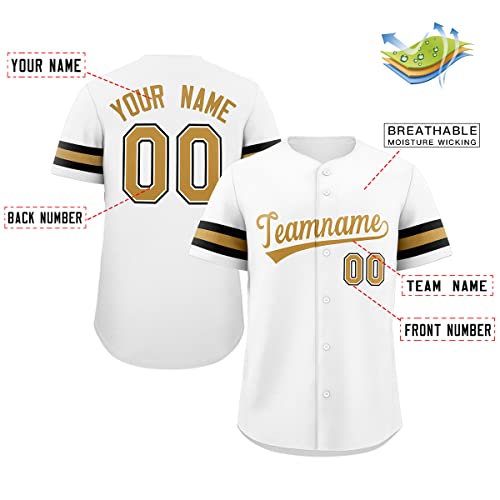 Camisa personalizada para béisbol KXK con botones, nombre y número para hombres, mujeres y jóvenes miniatura 3