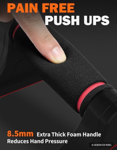 Fitarc Push Up Bars, Non Slip Push Up Handles, Push Up Stand for Home Gym, Strength Training Pushup Stands Workout Equipment for Men and Women - Image 6