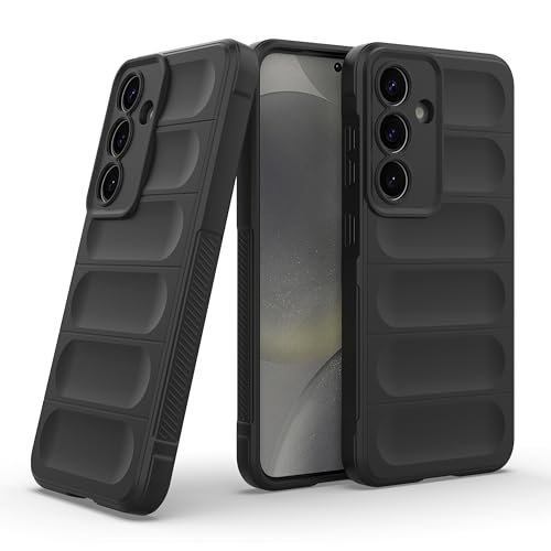 Image of Zapcase Back Case Cover for Samsung Galaxy S25 Plus 5G | Compatible for Samsung Galaxy S25 Plus 5G Back Cover | Liquid Silicon Magic Case with Camera Protection | Black
