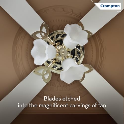 Image of Crompton LUXIAN Uranus 1200 mm (48 inch) Ceiling Fan (Ivory) Star Rated Energy efficient Fans