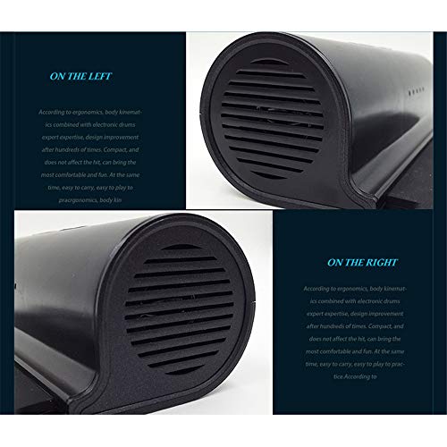 Batería eléctrica Kit de batería electrónica de silicona Conjunto de batería con 7 entrada para auriculares Altavoz… - Imagen 3