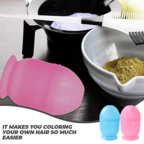 FRCOLOR 2pcs tingimento de cabelo Shaker Bowls Salão Mistura de copos de cabelo tigelas de cabelo es