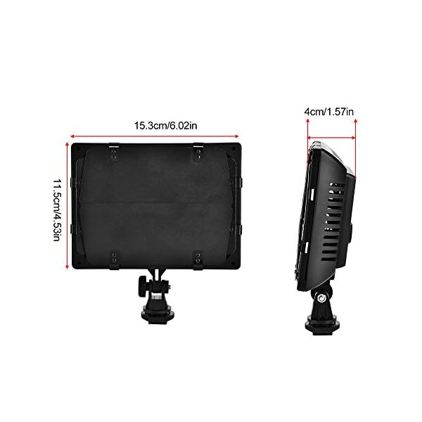 futd LED-Videoleuchte, 6,02 x 4,53 x 1,57 Zoll LED-Panel-Licht-Fotografie-Beleuchtung Szenenlichter für Streaming für… – Bild 4