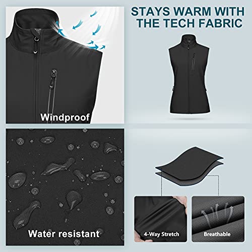 33,000Ft Women'S Lightweight Softshell Vest Outerwear With Pockets thumb #3