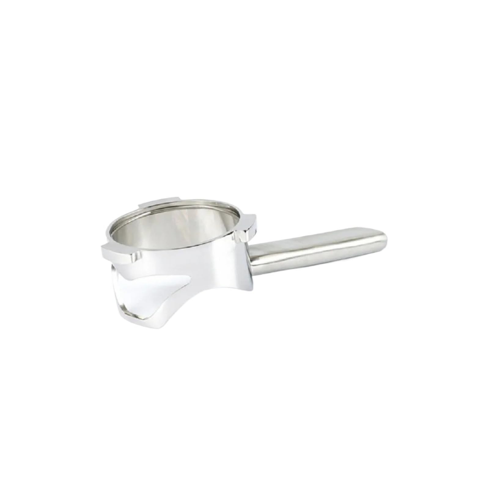 Compatible con portafiltro sin fondo Delonghi EC680 51MM | EC685,3 orejas,Desnudo,Café,Acero inoxidable,Hueco,Mango(Only handle)