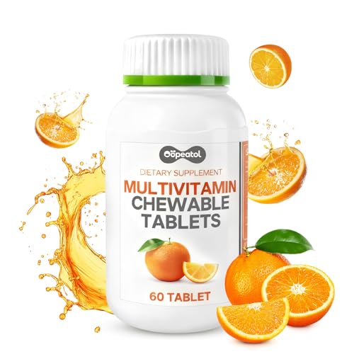 Image of Multivitamin for Women & Men, 6IN1 Chewable Vitamin C, D3 & B-Complex, Supports Bone and Muscle Health, Promotes Energy Metabolism, Suitable for Busy, Active Adults, 60 Day Supply