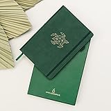 A4 Journal Notebook by Avocado and Spice® with Gift Box & Velvet Bag – Writing Pad A4 Dotted Notebook - Faux Leather Vegan Friendly with 200 Thick Page (Green, Dotted) - Image 4