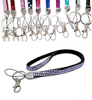Infinity UK Lanyard Neck Strap ID Card Badge Holder Rhinestone Crystal cardholder (Black) Credit/Oyster Cards Identity Cruise. NHS Office Staff. Sparkly. Bling Colleague and Teacher Gifts