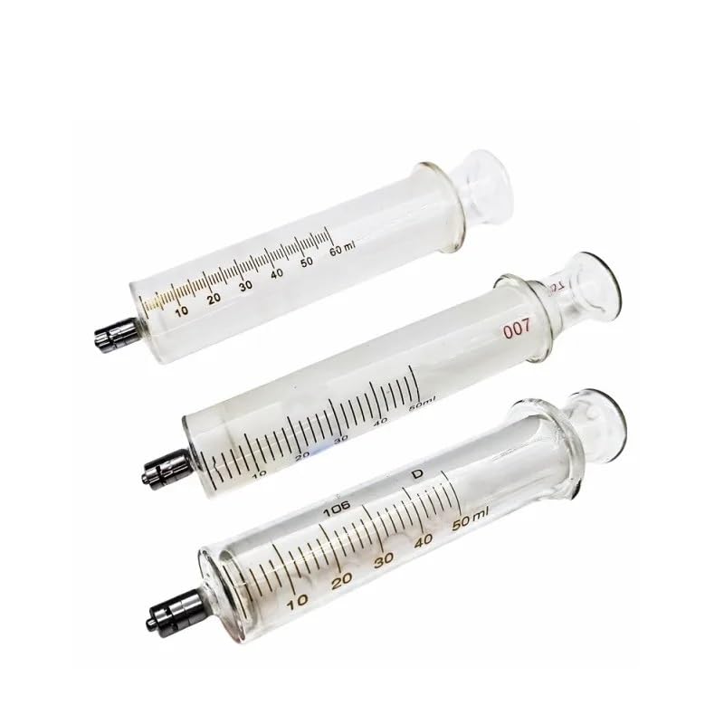 Labor Ruhr - Siringa in vetro con testa di rame, 50 ml/60 ml (50 ml)