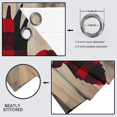 Rideau occultant 140x240 thermiques isolant anti froid et chaleur à oeillets lot de 2