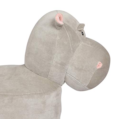 Christopher Knight Home Georgia Contemporary Kids Hippo Ottoman, Gray #TOP4
