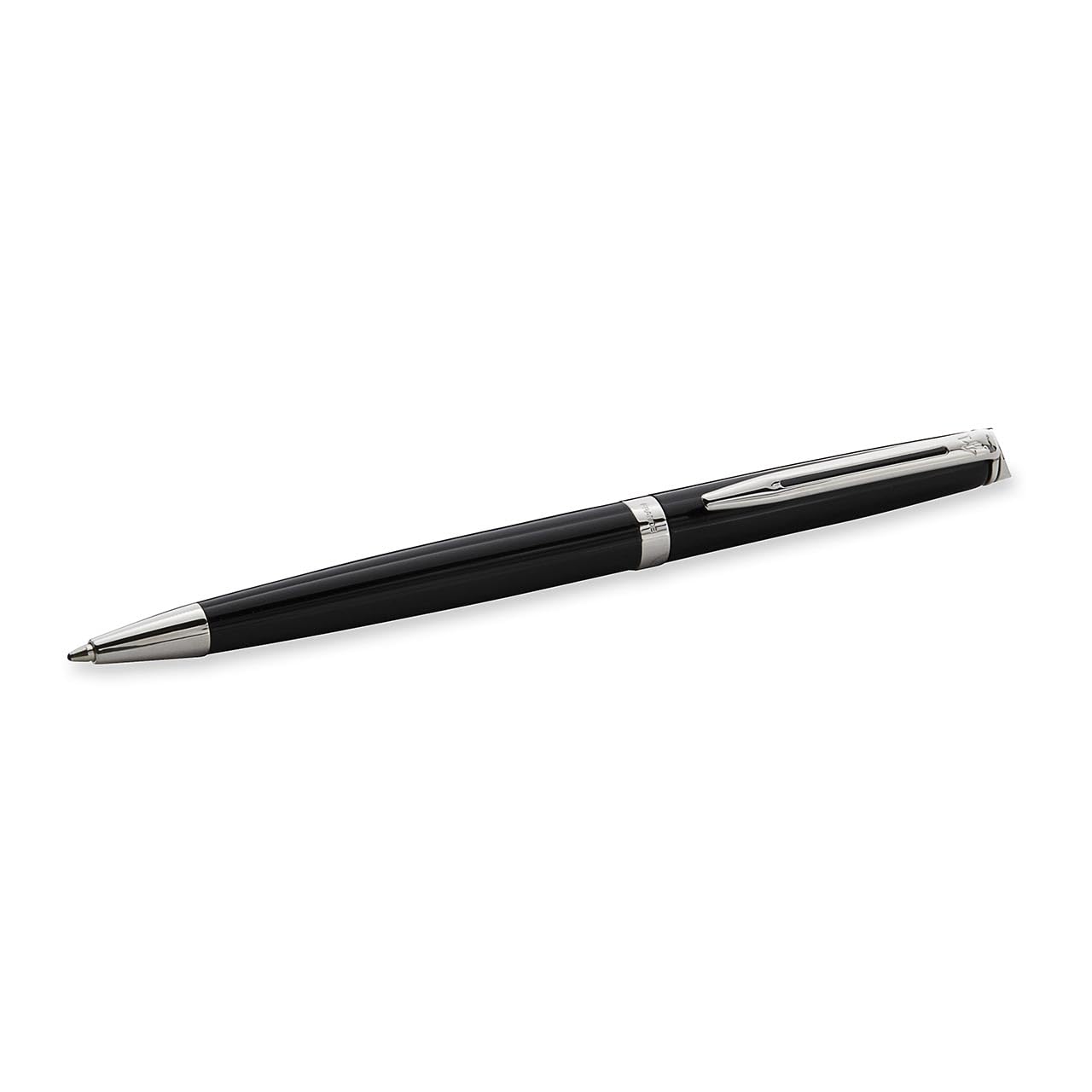 Waterman Hémisphère - Penna roller e penna a sfera con incisione, set di scrittura di lusso personalizzato per compleanno, anniversario e Natale (BLACK C.T)