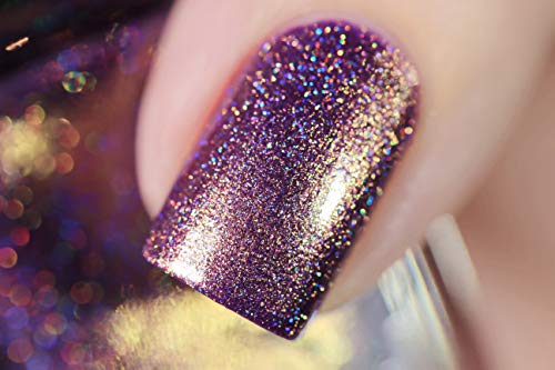 Image of ILNP Off The Grid - Byzantium Purple Holographic Nail Polish