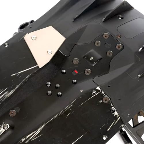 Image of Titanium Sparking Skid Plate Guard Protect for Arrma 6S 1 /7 Infraction /Limitless F1 V1 /Felony | 2mm Thick Chassis Armor Undershield Protector,Skid Plate Chassis Upgrade Part Bottom Cover-Titanium B