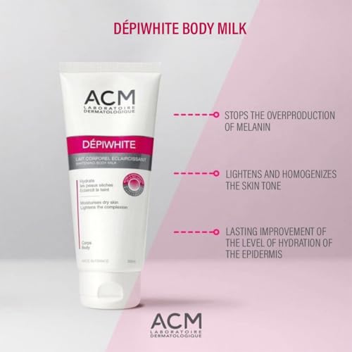 Aufhellende Körpermilch gegen Flecken, 200 ml, Depiwhite Acm