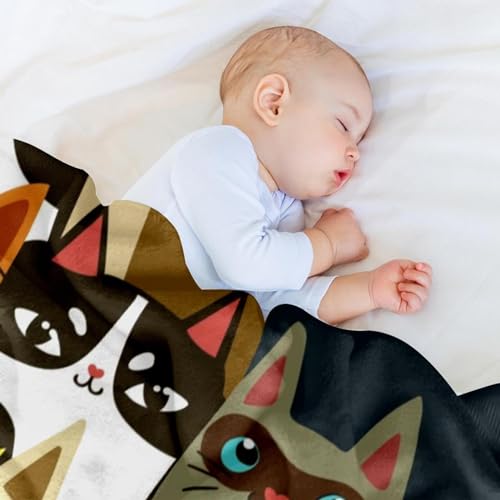 Couverture chat mignons pour moments cocooning sur le canapé - 7