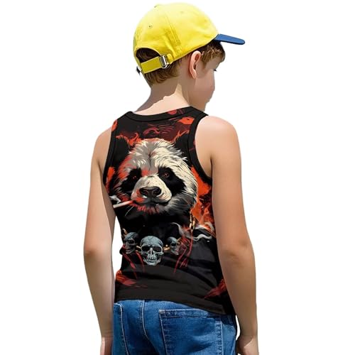 Hawapod Boy's Tank Tops Kids Undershirts Soft Athletic Toddler Sleeveless Shirts4