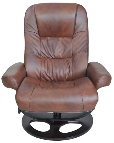 BarcaLounger Jacque Reclining Pedestal Chair – Hilton - Whiskey