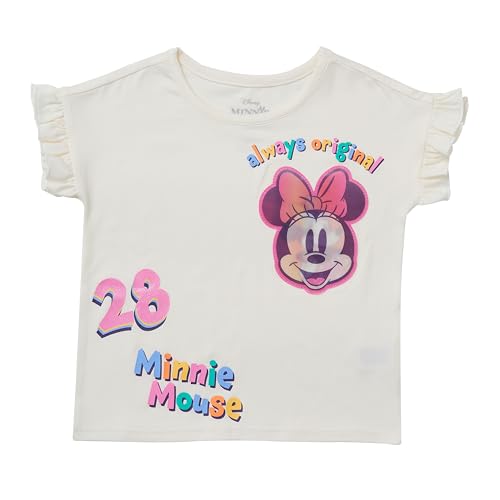 Image of Disney Minnie Mouse or Princess Lenticular T-Shirt, Girls Cute Toddler Short Sleeve Outfit