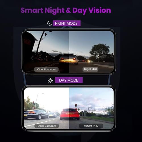 Image of Wyve i440 4K Car Dashcam Camera,WiFi, Mic,Free Parking Kit,2.0 inch IPS Display,App,G-Sensor, Emergency Recording, Novatek High Performance Chipset,170 Wide Angle,Supports up to 256GB