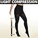 +MD Medical Compression Pantyhose for Women,Closed Toe 15-20mmHg Graduated Compression Support Tight,High Waist Compression Stocking,Black Small/Medium