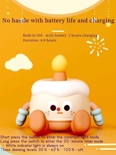 Happy-Birthday-Kids-Night-Light-Cute-Cake-Soft-Silicone-LED-Warm-LampUSB-Rechargeable-Nursery-Bedside-Bedroom-Table-Decor-ABSPC-Bedside-LampBest-Birthday-Christmas-Gift-for-Kid-Girl-Boy
