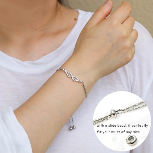 RZKING Bracelets For Women, Evil Eye Sun Moon Wave Charm Bracelets For Women, Friendship Bracelets, Gifts For Sister, Birthday, Thank You, Inspirational Gifts For Women3