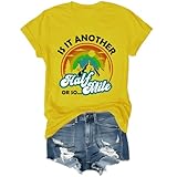 Photo Gallery maglietta con scritta "it s another half mile or so shirt, it s another half mile or so t-shirt, it s another half mile or so, unisex, giallo, s Photo Gallery maglietta con scritta "it s another half mile or so shirt, it s another half mile or so t-shirt, it s another half mile or so, unisex, giallo, s