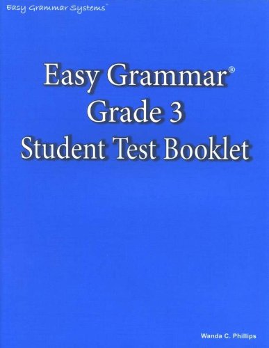 Easy Grammar 3 Test Book