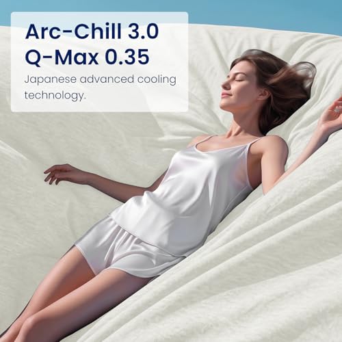 Image of Topcee Cooling Blanket Queen Size 90 inchx90 inch for Hot Sleepers Summer Blanket