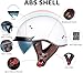 VCOROS Half Helmet Motorcycle DOT Approved Open Face Helmet with Sun Visor and Quick Release Buckle for Adults Men and Women(F07A Gloss White,XL)