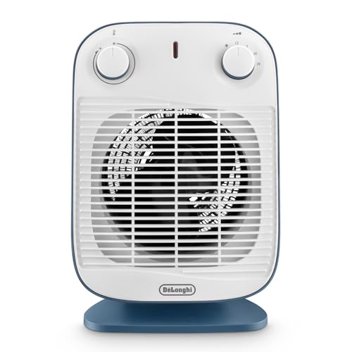 De'Longhi HFS50B20.AV Termoventilatore, Silenzioso e leggero, 3 livelli di potenza, ventilazione...