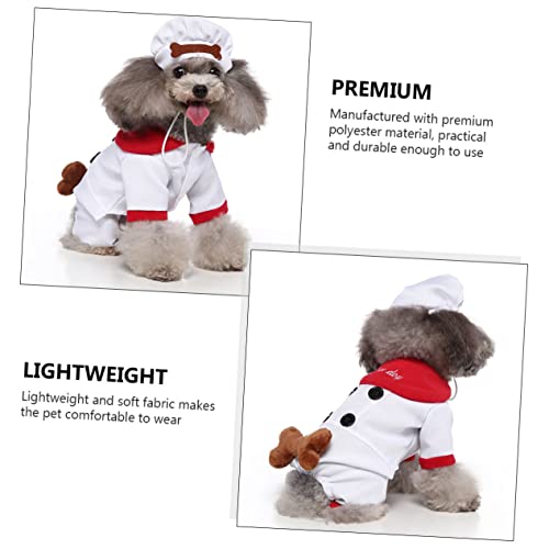 Disfraz Halloween para Perros Talla L Blanco miniatura 3
