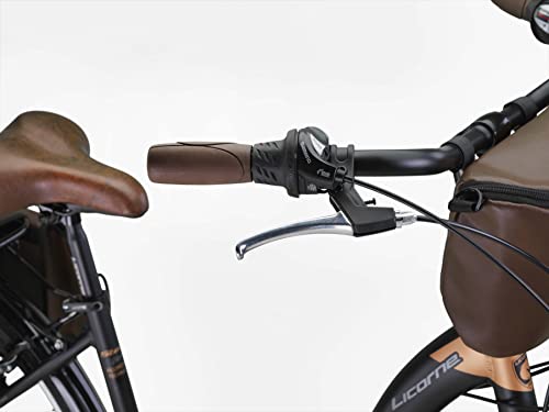 Licorne-Bike-Stella-Plus-Velo-de-ville-en-aluminium-pour-filles-garcons-hommes-et-femmes-21-vitesses-Velo-hollandais-28-pouces-noir