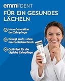 emmi-Dent Ultraschall Zahnpasta Whitening I 3x75 ml I Mikrobläschen-Formel für weiße Zähne I Sanfte Zahnaufhellung I Ideal für empfindliches Zahnfleisch I Vegan, glutenfrei & ohne Titandioxid