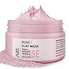 Rose-Clay-Facial-Mask-with-Kaolin-Pink-Clay-Niacinamide-Collagen-Hyaluronic-Acid-Moisturizing-Anti-Aging-Pores-Minimizers-Blackhead-Remover-Hydrating-Mud-Mask-423-oz ANAI RUI Rose Facial Mask, Clay Mask with Kaolin Pink Clay, Niacinamide, Collagen, Hyaluronic Acid for Moisturizing & Smooth Skin, Pores Minimizers, Blackhead Remover, 4.23 Oz